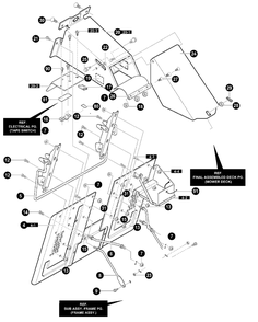 Part Location Diagram of 711907 Briggs and Stratton Screw 5/16-18x.75 Hxwdfl